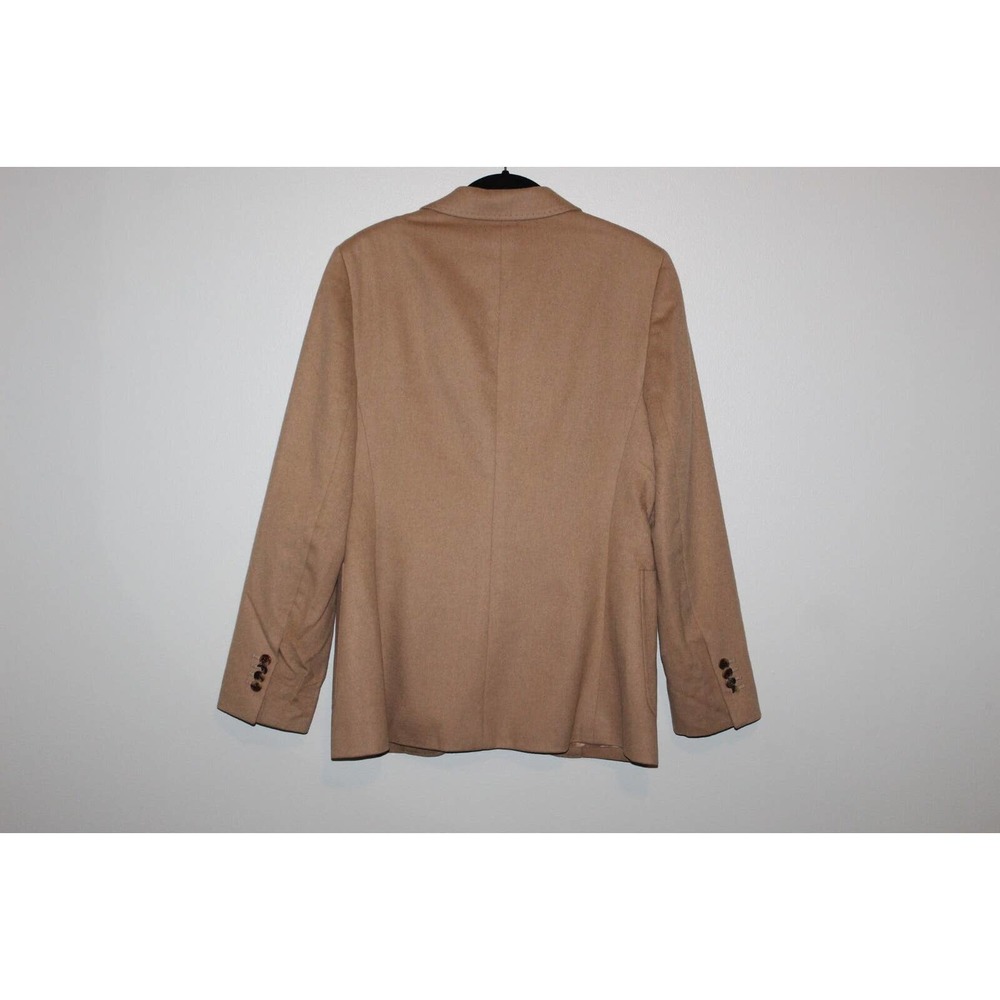 Brooks Brothers Camel Hair Boyfriend Blazer Jacket Italian Tan Women's 8 H14486 - Picture 5 of 12